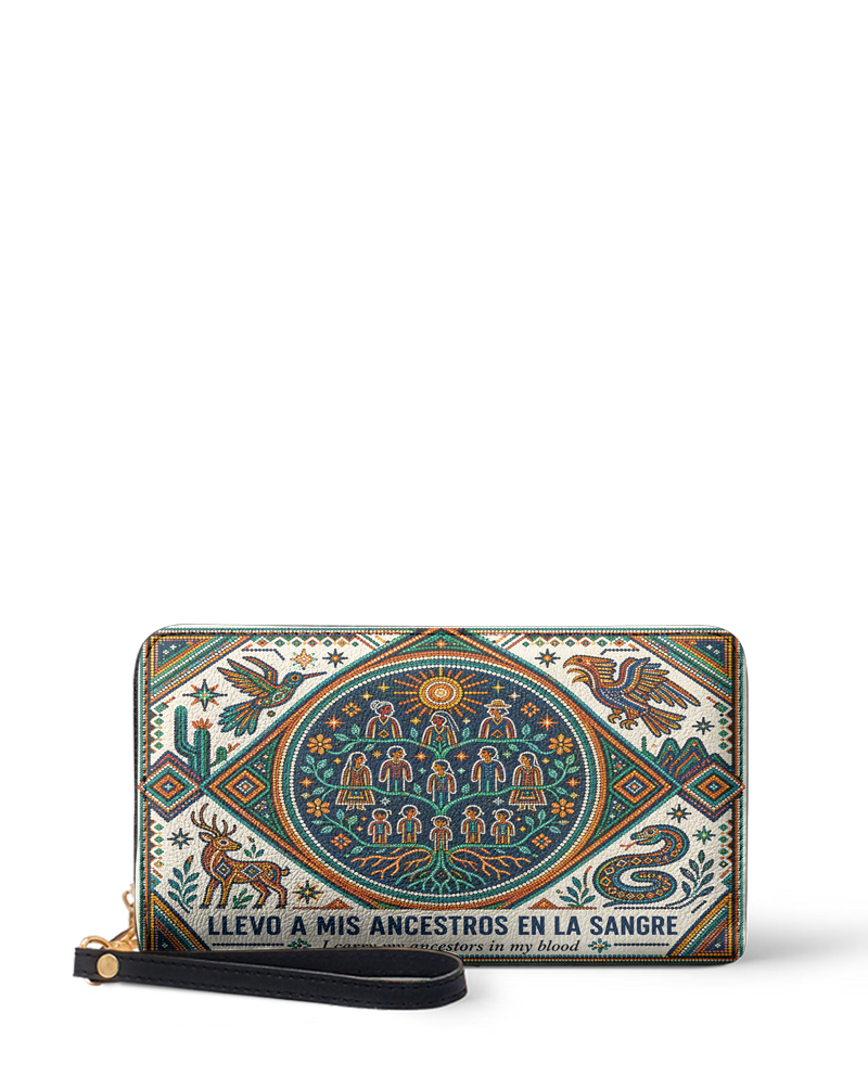 "Llevo a mis ancestros en la sangre" ver.4 Long Wallet