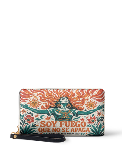 "Soy fuego que no se apaga" ver.4 Long Wallet