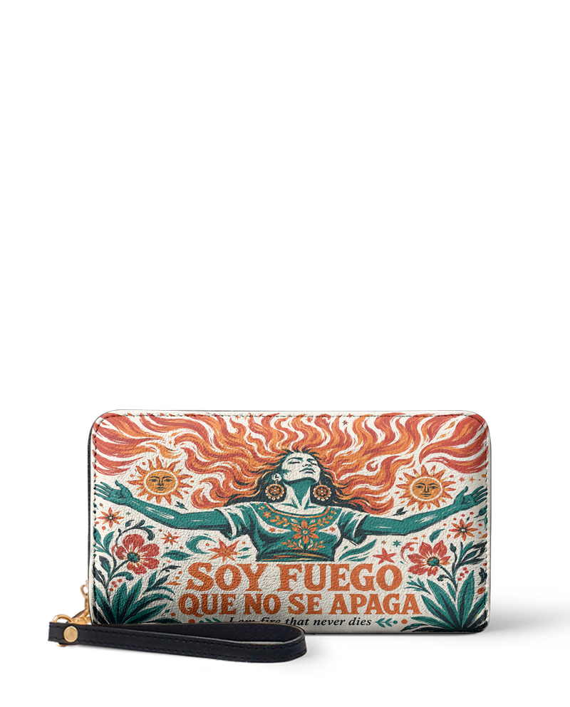 "Soy fuego que no se apaga" ver.4 Long Wallet