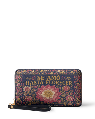 "Se amó hasta florecer" ver.4 Long Wallet