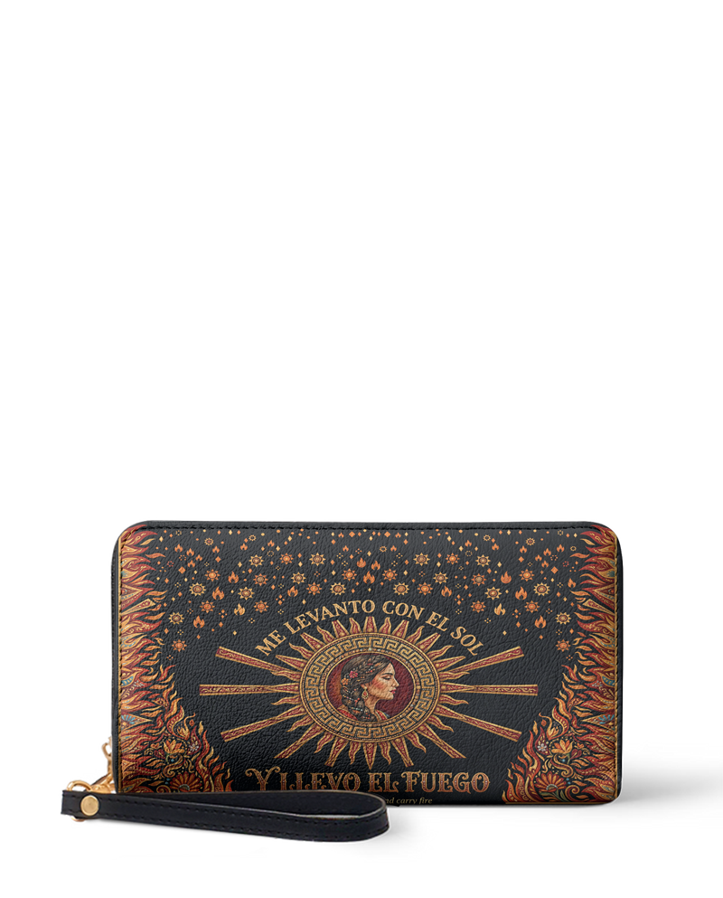 "Me levanto con el sol y llevo el fuego" ver.3 Long Wallet