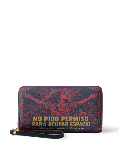 "No pido permiso para ocupar espacio" ver.2 Long Wallet