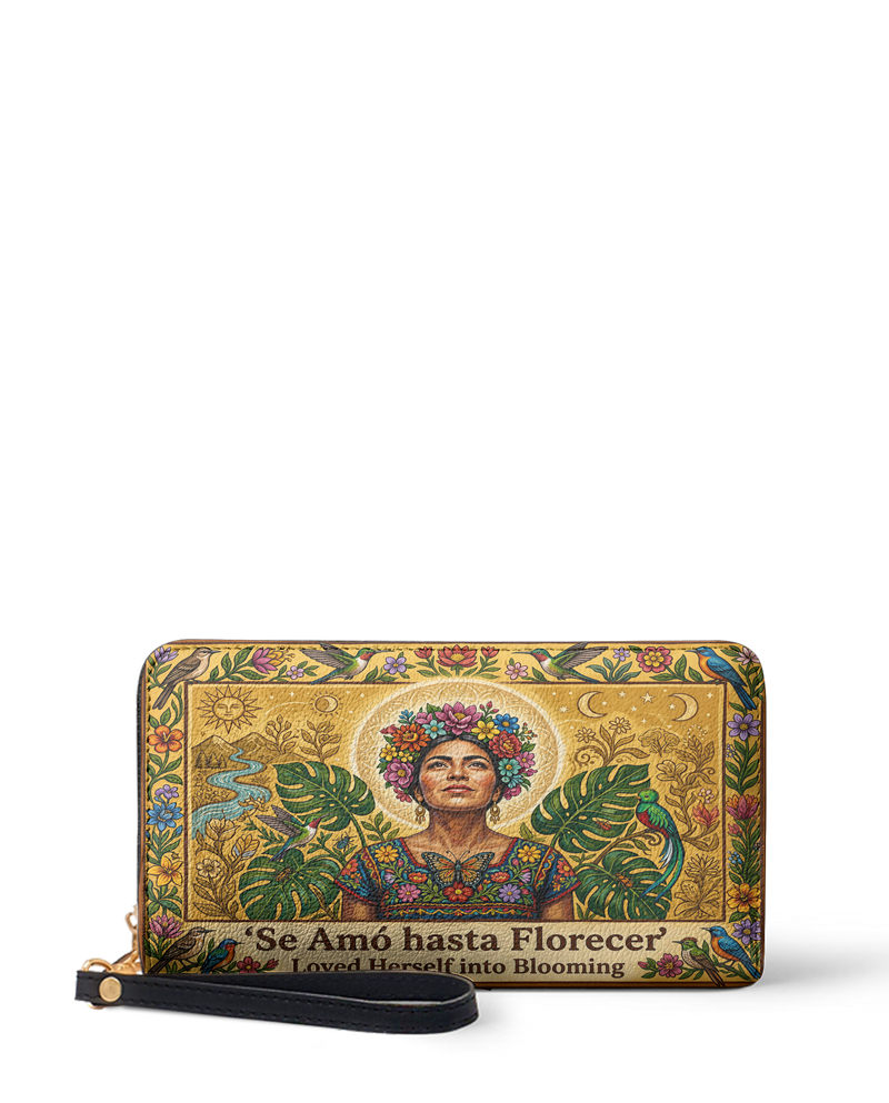 "Se amó hasta florecer" ver.7 Long Wallet