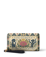 "Sanó en silencio, floreció con fuerza" ver.3 Long Wallet