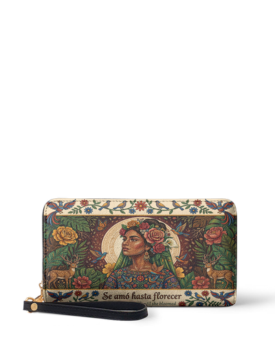 "Se amó hasta florecer" ver.8 Long Wallet
