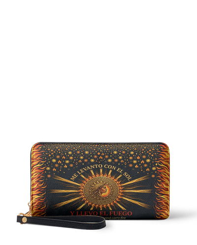 "Me levanto con el sol y llevo el fuego" ver.2 Long Wallet