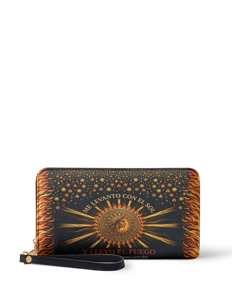 "Me levanto con el sol y llevo el fuego" ver.2 Long Wallet