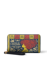 "Lleva su cultura como flores en flor" ver.2 Long Wallet