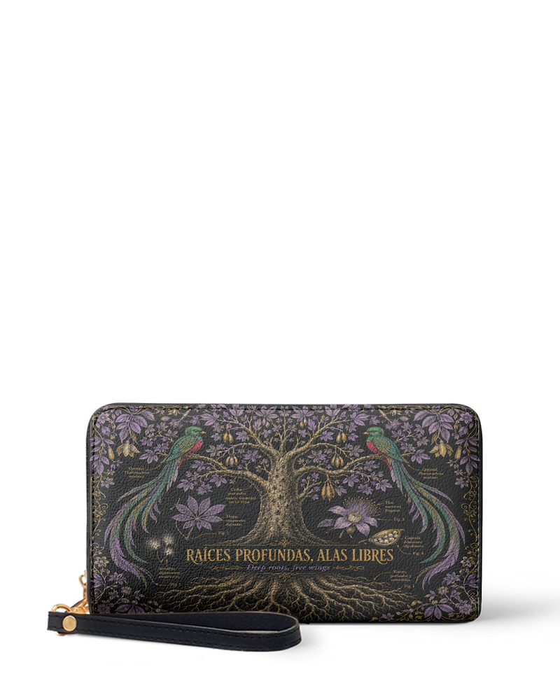 "Raíces profundas, alas libres" ver.2 Long Wallet