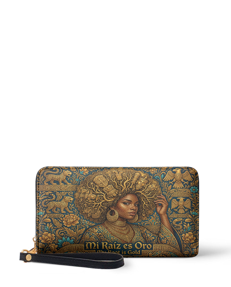 "Mi Raíz es Oro" ver.2 Long Wallet