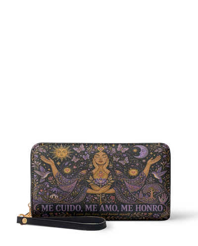 "Me cuido, me amo, me honro" ver.2 Long Wallet