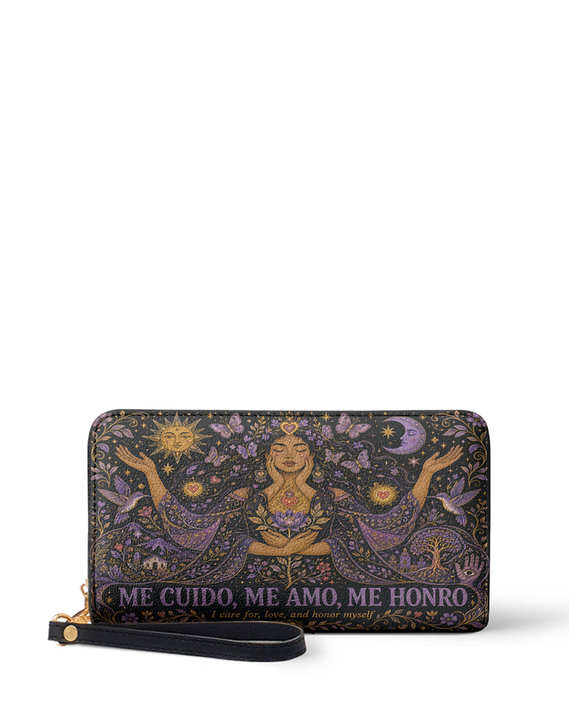 "Me cuido, me amo, me honro" ver.2 Long Wallet