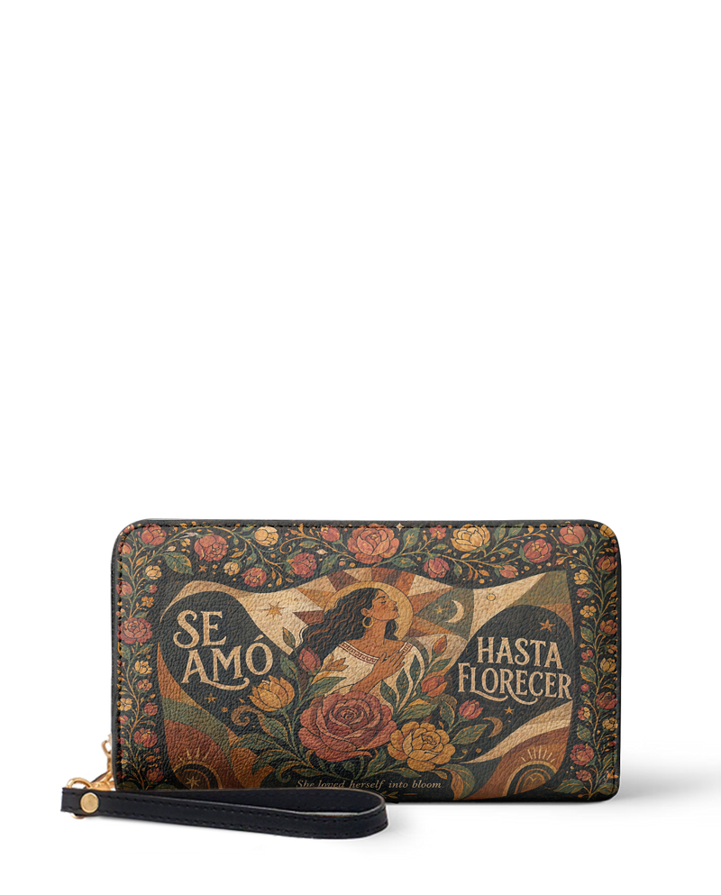 "Se amó hasta florecer" ver.2 Long Wallet