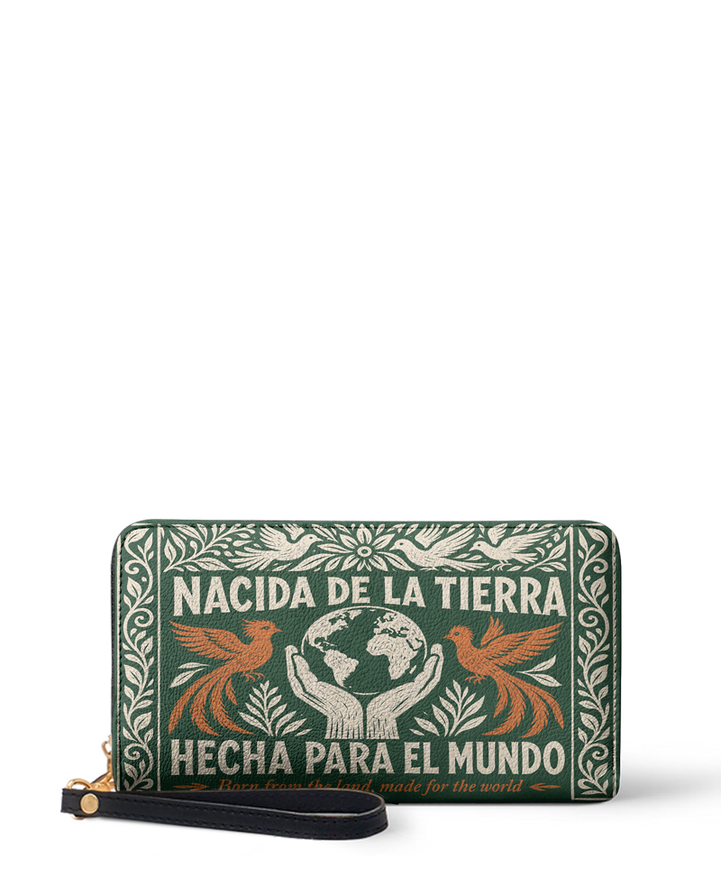 "Nacida de la tierra, hecha para el mundo" ver.3 Long Wallet