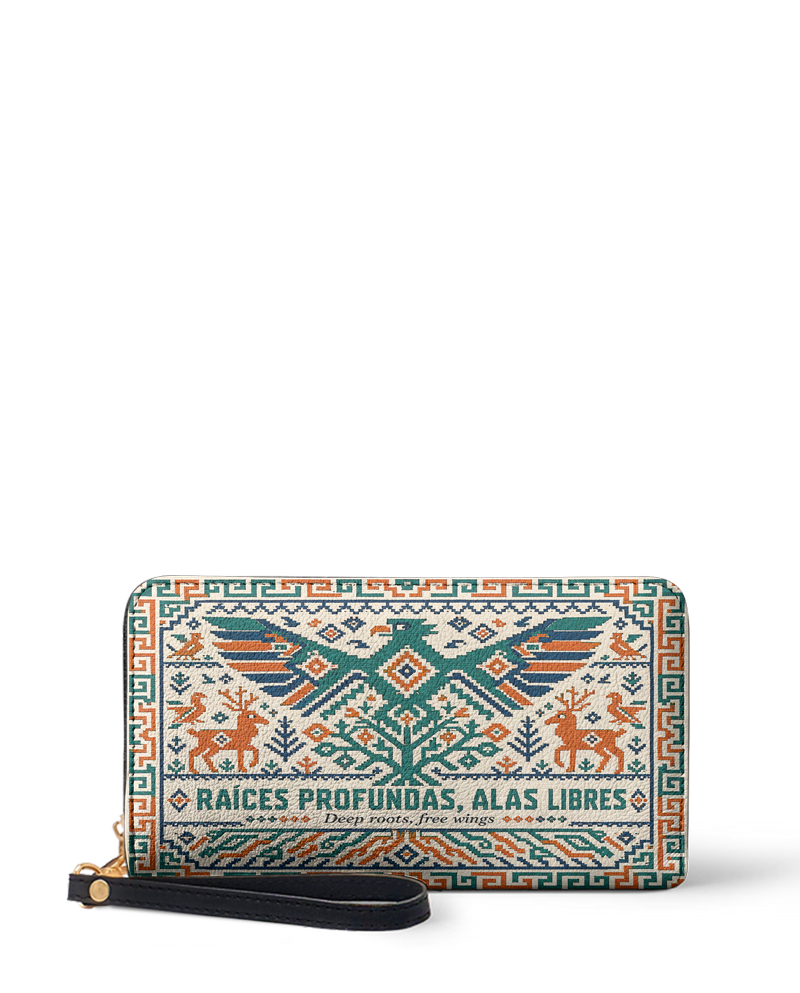 "Raíces profundas, alas libres" ver.4 Long Wallet