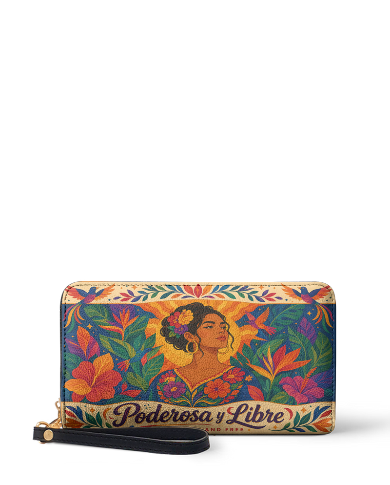 "Poderosa y Libre" ver.2 Long Wallet
