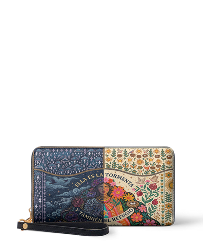 "Ella es la tormenta y también el refugio" ver.1 Long Wallet