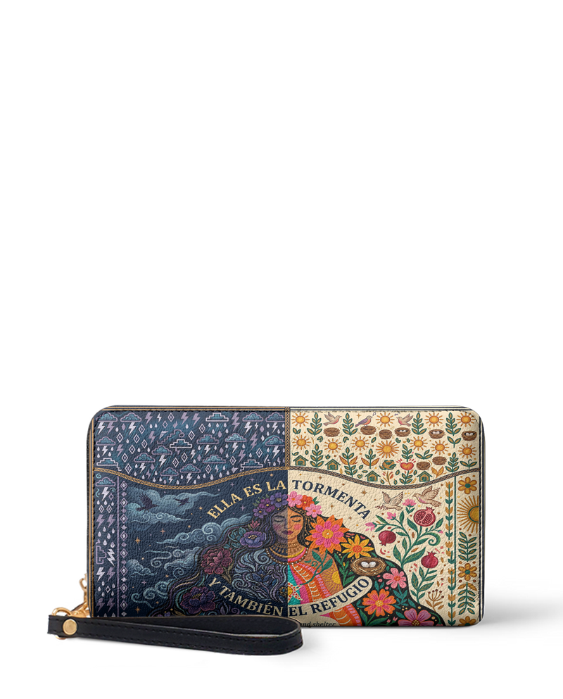 "Ella es la tormenta y también el refugio" ver.1 Long Wallet