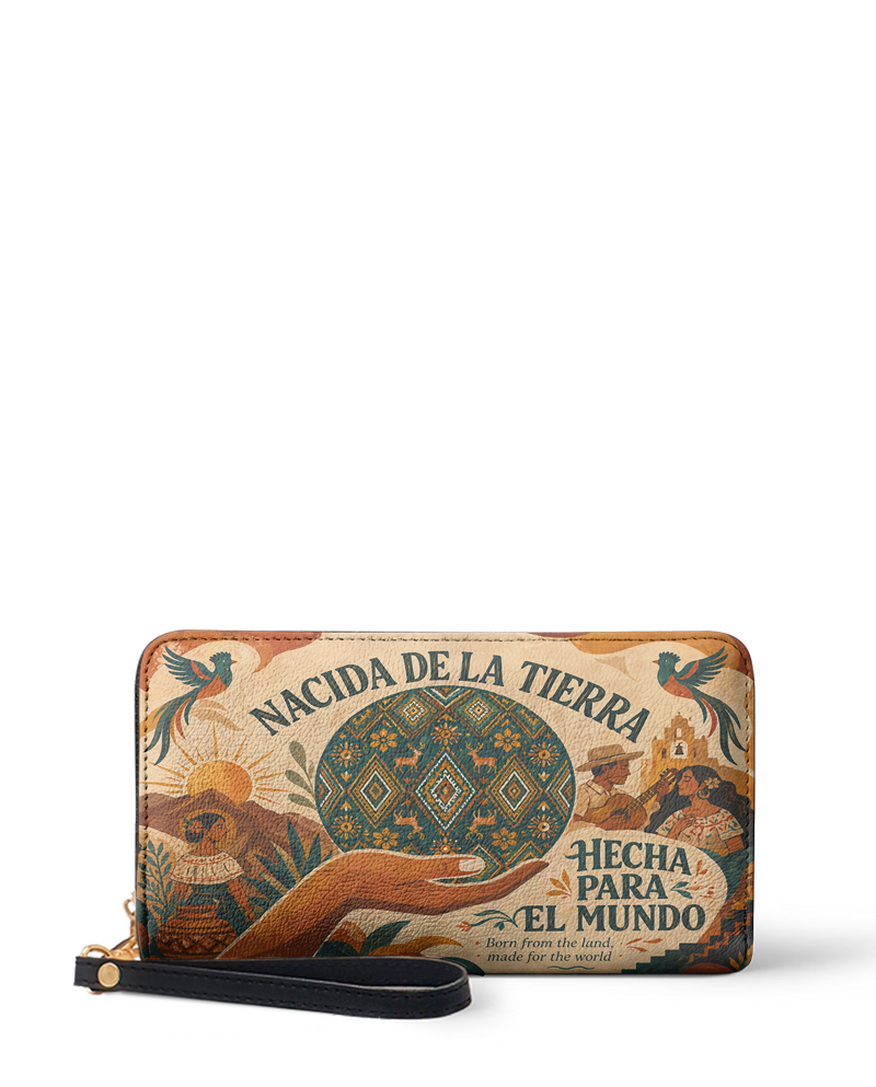 "Nacida de la tierra, hecha para el mundo" ver.1 Long Wallet