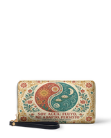 "Soy agua fluyo, me adapto, persisto" ver.5 Long Wallet