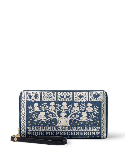 "Resiliente como las mujeres que me precedieron" ver.2 Long Wallet