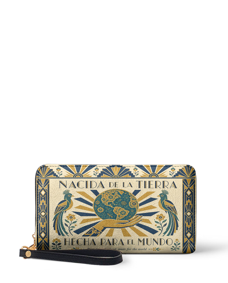 "Nacida de la tierra, hecha para el mundo" ver.2 Long Wallet