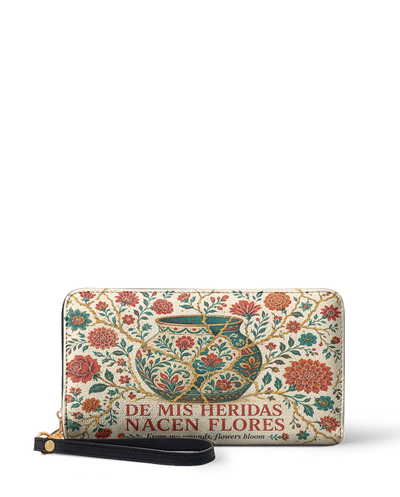 "De mis heridas nacen flores" ver.2 Long Wallet