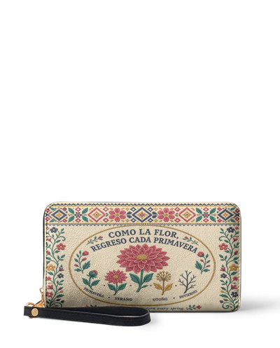 "Como la flor, regreso cada primavera" ver.3 Long Wallet