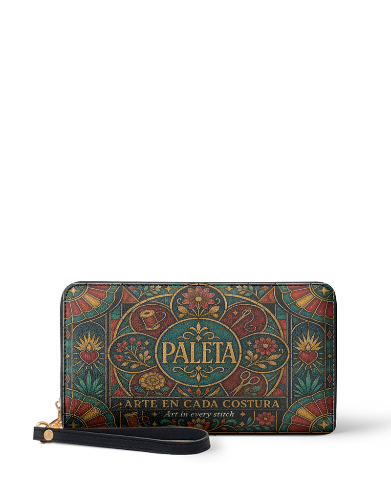 "La Paleta — Arte en cada costura" ver.5 Long Wallet