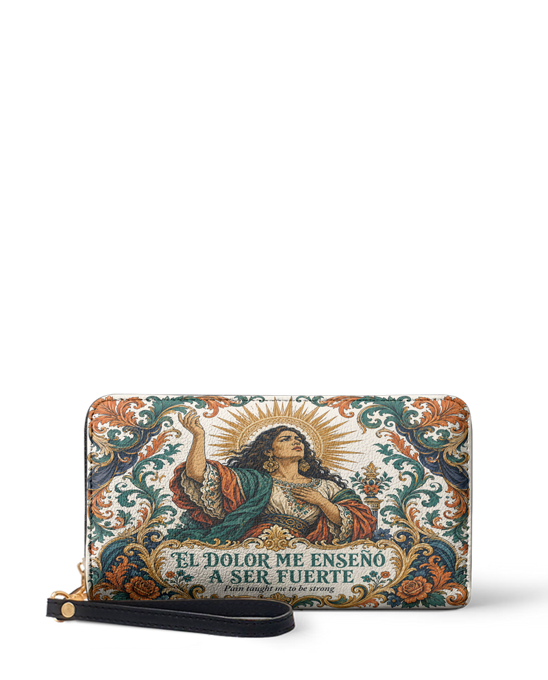 "El dolor me enseñó a ser fuerte" ver.5 Long Wallet