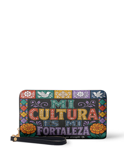 "Mi cultura es mi fortaleza" ver.4 Long Wallet