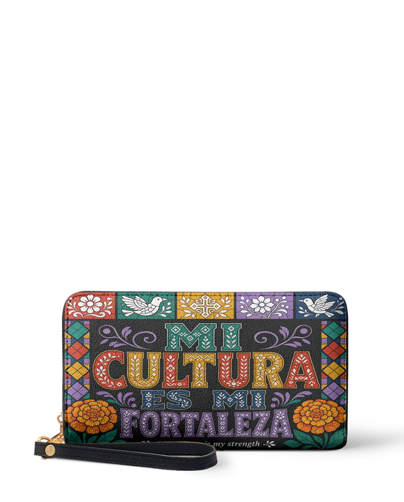 "Mi cultura es mi fortaleza" ver.4 Long Wallet