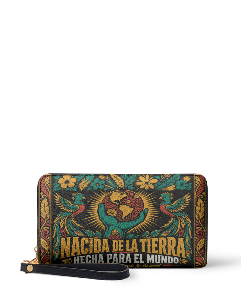 "Nacida de la tierra, hecha para el mundo" ver.4 Long Wallet