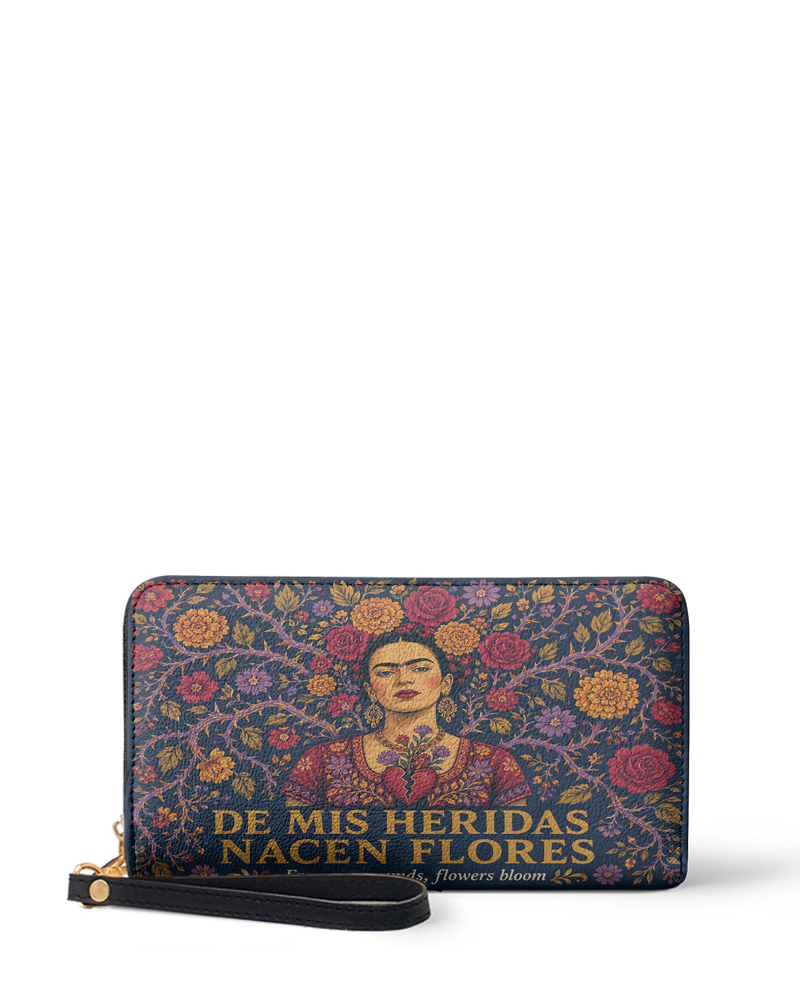 "De mis heridas nacen flores" ver.3 Long Wallet