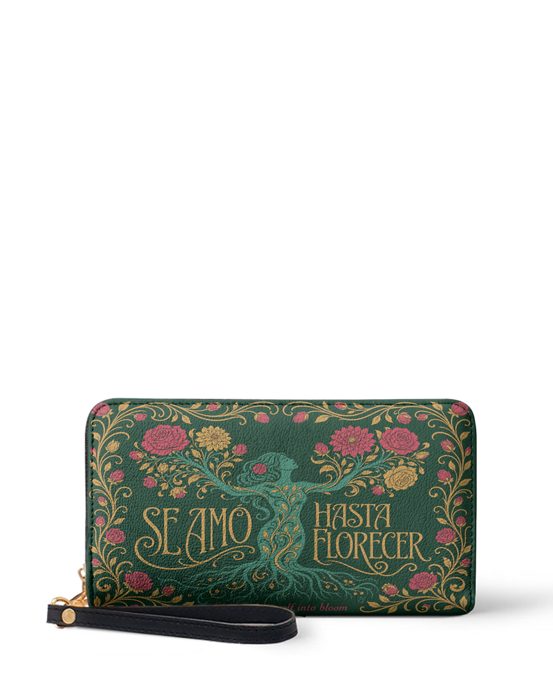 "Se amó hasta florecer" ver.3 Long Wallet