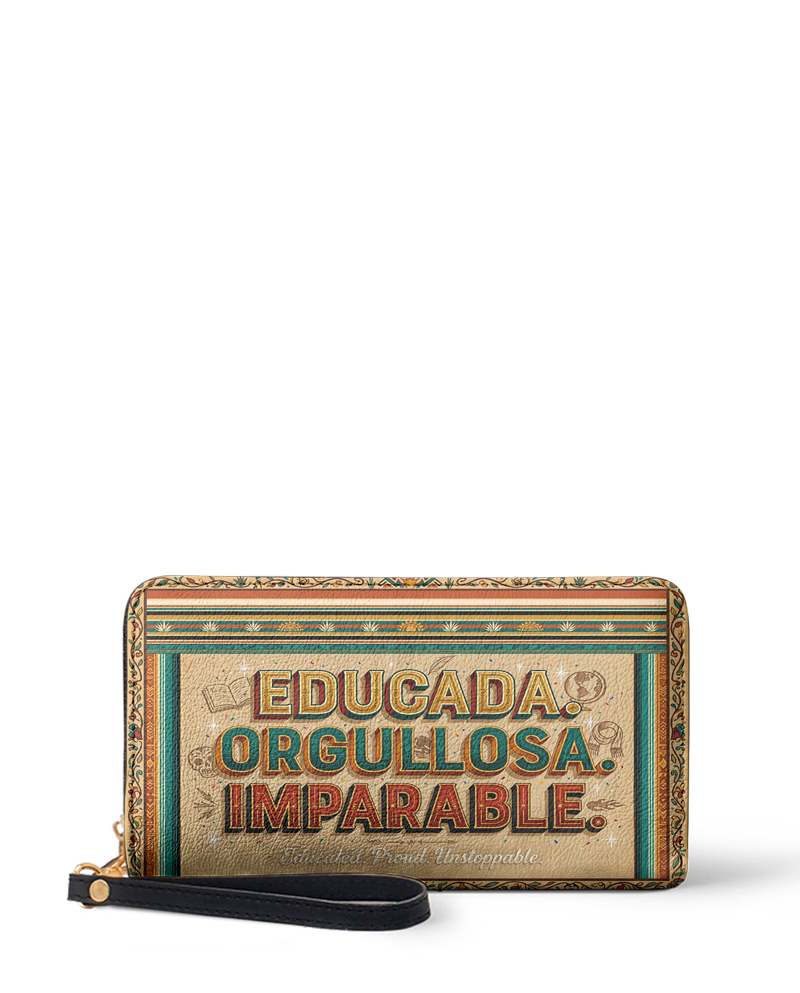 "Educada. Orgullosa. Imparable" ver.4 Long Wallet