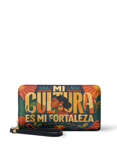 "Mi cultura es mi fortaleza" ver.2 Long Wallet