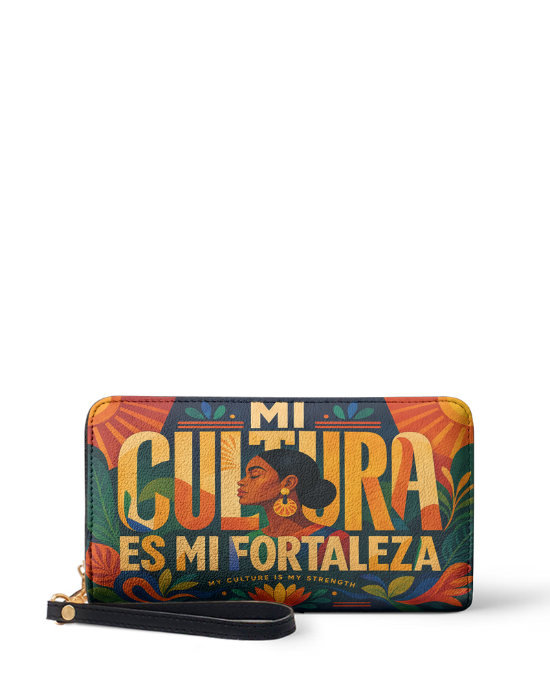 "Mi cultura es mi fortaleza" ver.2 Long Wallet