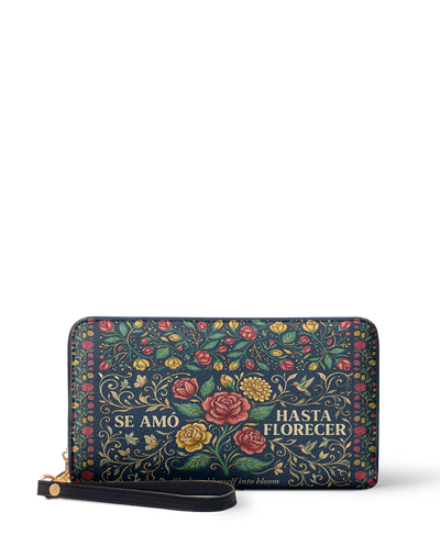 "Se amó hasta florecer" ver.6 Long Wallet