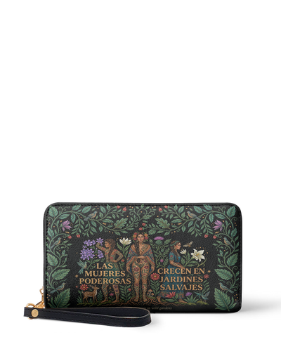 "Las mujeres poderosas crecen en jardines salvajes" ver.1 Long Wallet