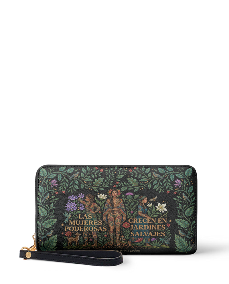"Las mujeres poderosas crecen en jardines salvajes" ver.1 Long Wallet