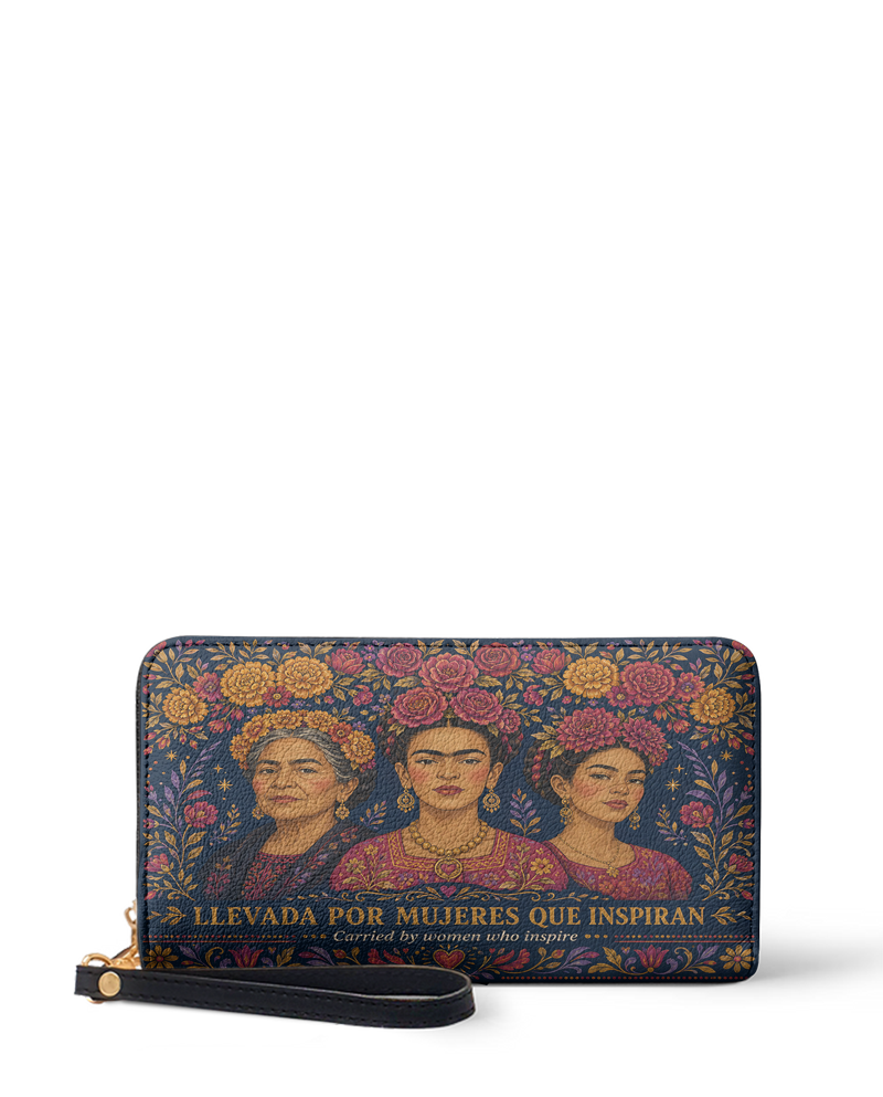 "Llevada por mujeres que inspiran" ver.2 Long Wallet
