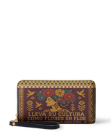 "Lleva su cultura como flores en flor" ver.4 Long Wallet