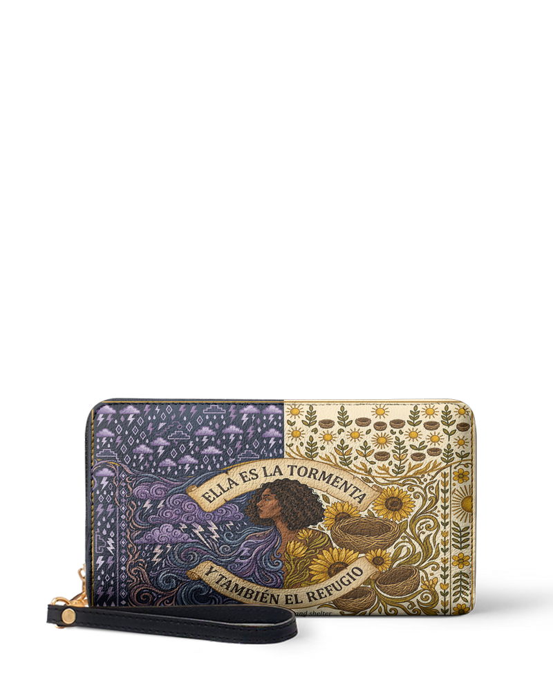 "Ella es la tormenta y también el refugio" ver.2 Long Wallet