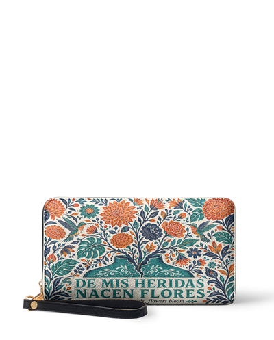 "De mis heridas nacen flores" ver.1 Long Wallet
