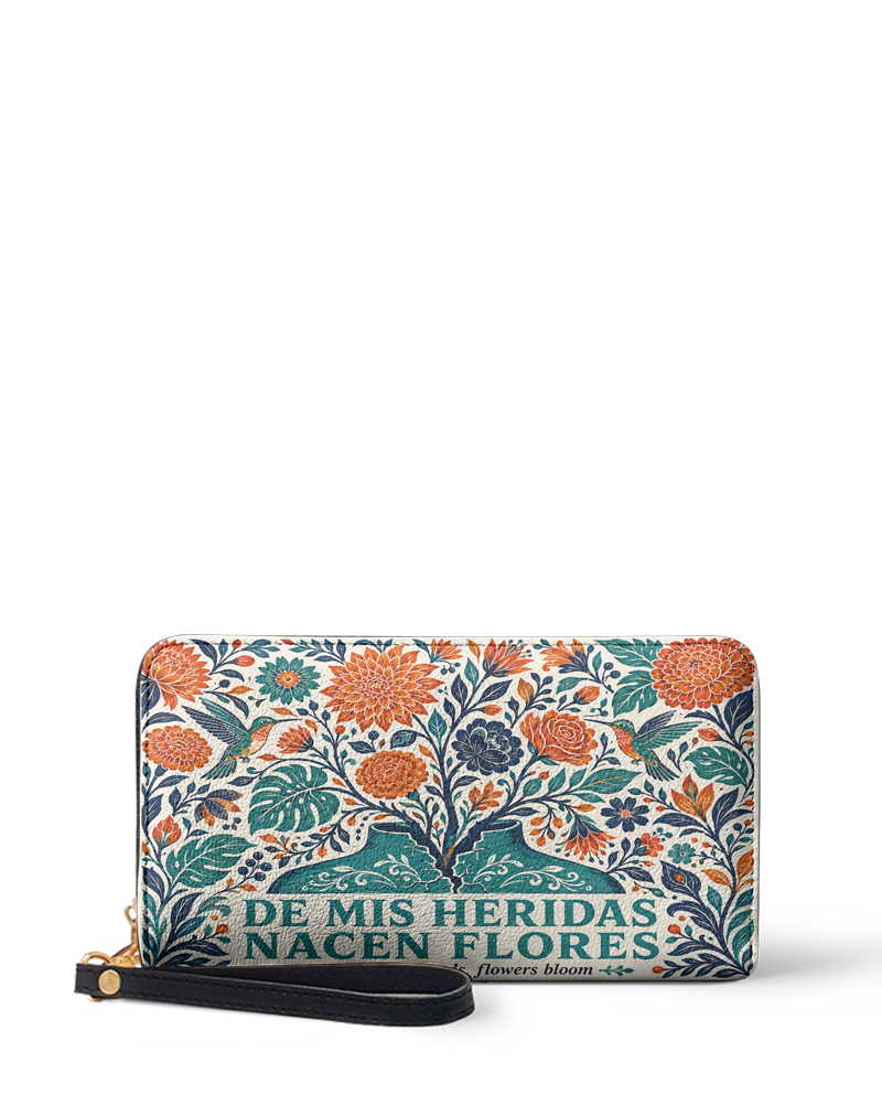 "De mis heridas nacen flores" ver.1 Long Wallet