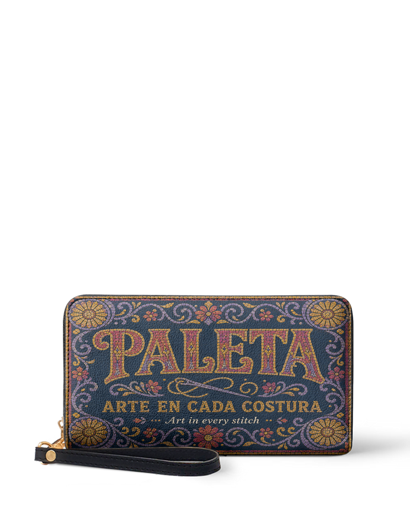 "La Paleta — Arte en cada costura" ver.3 Long Wallet