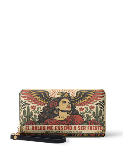 "El dolor me enseñó a ser fuerte" ver.3 Long Wallet
