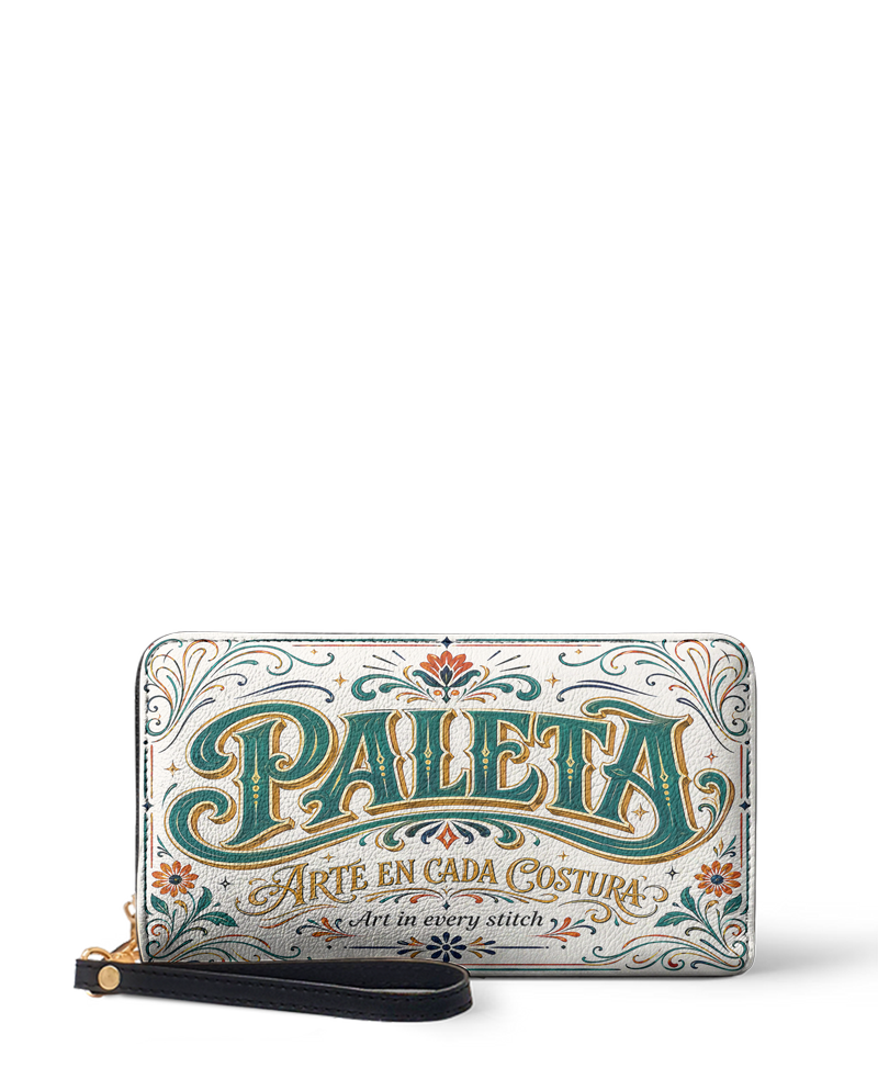 "La Paleta — Arte en cada costura" ver.2 Long Wallet