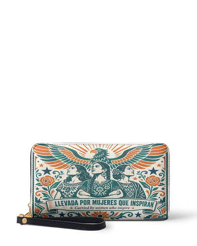 "Llevada por mujeres que inspiran" ver.3 Long Wallet